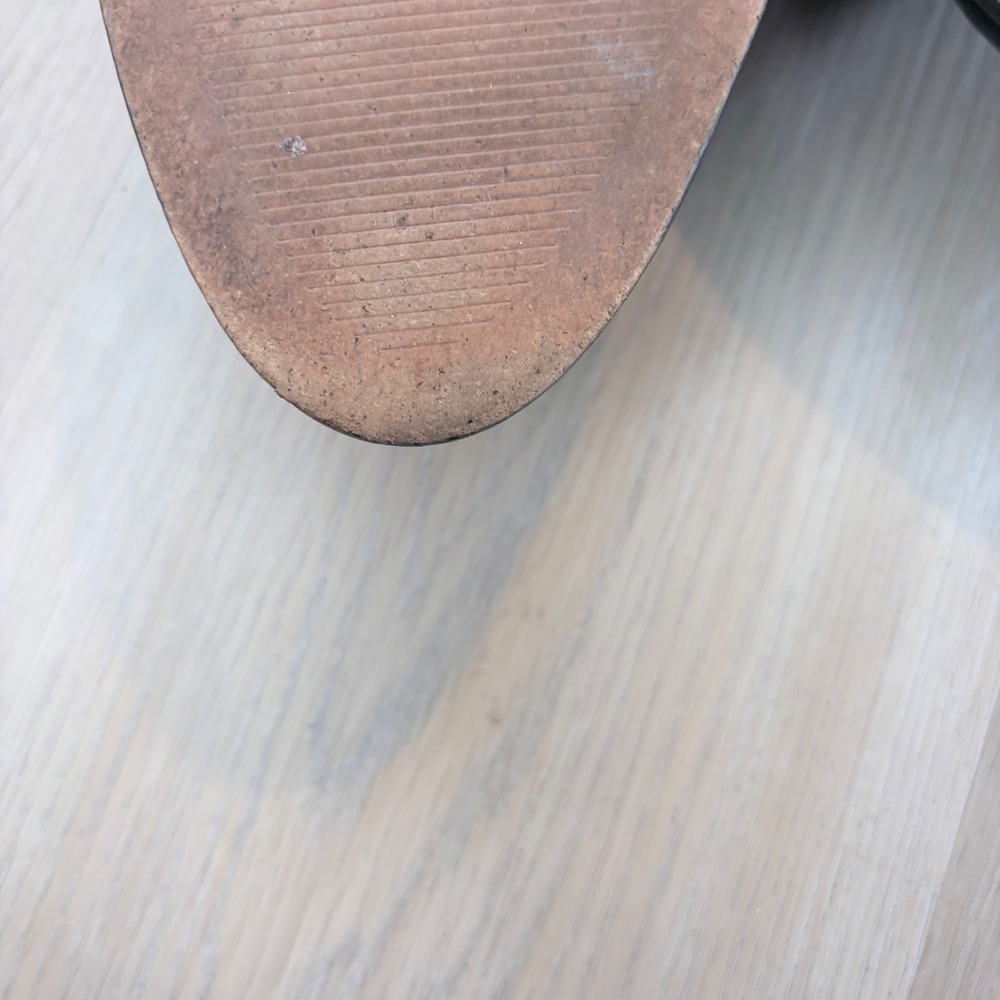 Louise et Cie Freyda Black Pebbled Leather Pointed Toe Mules Slides 9.5M 39.5 - Picture 12 of 16